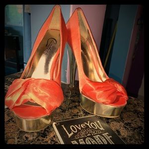 Orange Heels